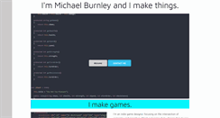 Desktop Screenshot of michaelburnley.com